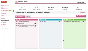 Yodiz Release Board for Agile Management and Issue Tracking