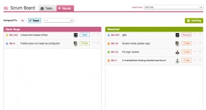 Yodiz-Scrum Board with Issues