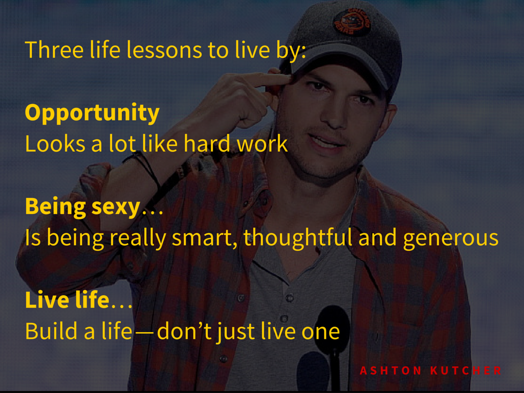  Three life lessons to live by 